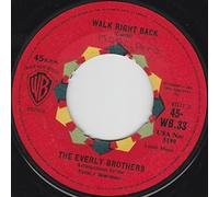The Everly Brothers - The Everly Brothers - Walk Right Back - 7" Single 1961 - Warner Bros. Records 45-WB.33 - UK Press