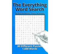 The Everything Word Search: Puzzles for Adults, Teens, & Seniors | 6x9 inches, 122 pages | Perfect for road trips, travel, and screen free time