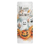 The Evil Yellow Pumpkin on Halloween viaggio yoga mat packable per casa palestra stampato, antiscivolo, asciugamano per tappetino da yoga con borsa per il trasporto tapete para ejercicio 180,3 x 66 cm