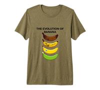 The Evolution of Banana Novelty Graphic Tees & Cool Designs Maglietta Premium