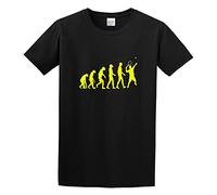 The Evolution of Tennis Men Simple Tshirt Black S