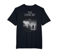 The Exorcist Mono Distressed Poster Maglietta, Uomo Taglie Grandi, Nero, 3X Tall