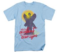 The Exorcist Pazuzu T-Shirt Uomo Light Blue in Cotone 100% Manica Corta