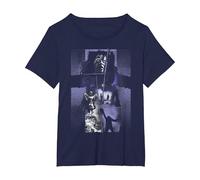 The Exorcist Purple Regan Approach Maglietta, Donna Plus-Size, Navy, 6X