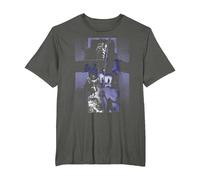 The Exorcist Purple Regan Approach Maglietta, Uomo Taglie Grandi, Asfalto, 3X Tall