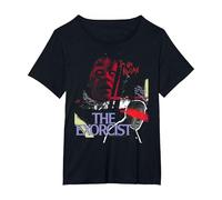 The Exorcist Scratched Maglietta, Donna Plus-Size, Nero, 3X