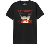 The Exorcist Uxexormts001 T-Shirt, Nero, L Uomo