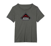 The Expanse Eros Station Logo Maglietta, Donna Plus-Size, Asfalto, 1X