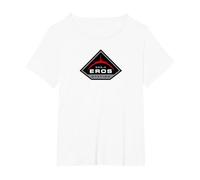 The Expanse Eros Station Logo Maglietta, Donna Plus-Size, Bianco, 1X