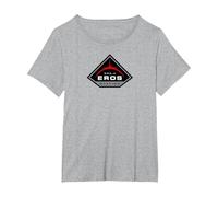 The Expanse Eros Station Logo Maglietta, Donna Plus-Size, Grigio Melange, 1X