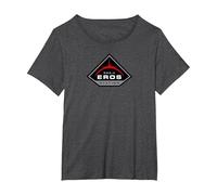 The Expanse Eros Station Logo Maglietta, Donna Plus-Size, Grigio Scuro, 1X