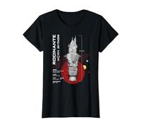 The Expanse Rocinante Ship Maglietta, Donna, Nero, 3XL