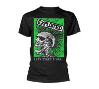 The Exploited Let's Start A War Maglietta Teschio Adulto Unisex (PH1421)