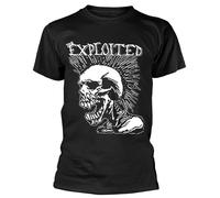 The Exploited' Mohican Skull 'T-Shirt - Nuovo