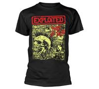 The Exploited 'Punks Not Dead' (Nero) T-Shirt - NUOVO E UFFICIALE