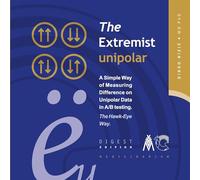 The Extremist unipolar (ëu): A Simple Way of Measuring Difference on Unipolar Data in A/B Testing. The Hawk-Eye Way.