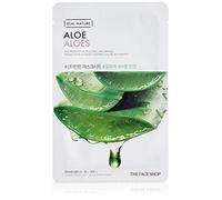 The Face Shop - Real Nature - Face Mask Sheet Aloe Face - idrata e lenisce la pelle sensibile (1 confezione - 20 g)