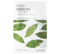 The Face Shop Real Nature, Maschera in fogli con tè verde - 20 g