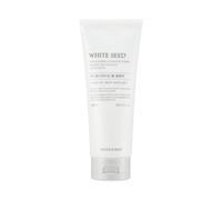 The Face Shop White Seed - Schiuma detergente esfoliante per il viso, pulizia profonda, schiarimento della carnagione, rimozione della pelle morta, miglioramento della struttura e della chiarezza