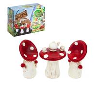 The Fairies Enchanted Garden Gamma - Fungo Tavolo E Sedie Tea Set