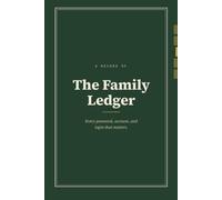The Family Ledger: Password Logbook & Internet Password Organizer with Alphabetical Tabs - Track Usernames, Logins, Security Questions, Wi-Fi & ... One Password Book for Home, Office, or Gift