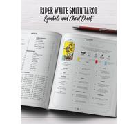 The Fancy Witch Rider Waite Smith Tarot Symbols and Cheat Sheets (Tascabile)