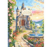 The Fantasy Kingdom Coloring Book: A Romantasy Coloring Journey Through Enchanted Castles, Secret Gardens, Horse-Drawn Carriages, Magical Greenhouses, ... - Relaxing Fantasy Art for Adults and Kids