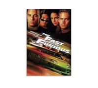 The Fast And The Furious - Poster artistici anti schizzi per soggiorno e camera da letto, dipinti da appendere adatti per molteplici scenari, non c'è bisogno di perforare, facile da installare, adatto
