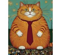 The Fat Ginger Cat Notebook: Glossy cover. 110 lined pages, 7.5" x 9.25”