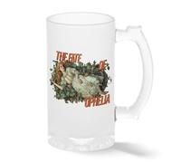 The Fate of Ophelia - Gothic Literature Theme Trasparente tazza di birra Stein 0.5L