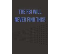 The FBI Will Never Find This: Discreet Password Logbook with A-Z Tabs | Private Itnernet Address & Login Organizer | 6"x9", 106 pages...Gift for Men, Women & Privacy Lovers