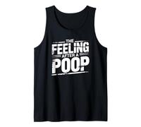 The Feeling After A Poop Funny Humor Canotta