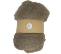 The Felt Box Maori DHG - Lana cardata per infeltrimento ad aghi, con fibre corte grossolane, 100 g, colore: frassino