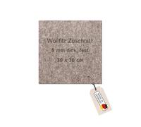 The Felt Store feltro 30 x 30 cm spessore 5 mm, peso specifico 0,36 (solido) feltro spesso, feltro di lana - Made in Germany