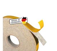 The Felt Store nastro di feltro autoadesivo, larghezza 15 mm, spessore 2 mm, lunghezza 6 m, grigio screziato, nastro sigillante in feltro di lana - Made in Germany