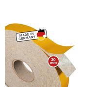 The Felt Store nastro di feltro autoadesivo, larghezza 20 mm, spessore 2 mm, lunghezza 6 m, grigio screziato, nastro sigillante in feltro di lana - Made in Germany