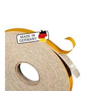 The Felt Store Nastro in feltro autoadesivo, larghezza 10 mm, spessore 2 mm, lunghezza 6 m, grigio screziato, nastro sigillante in feltro di lana - Made in Germany
