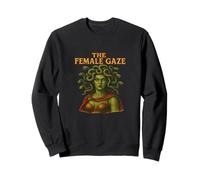 The Female Gaze Medusa Design Femminista Mitologia Statement Felpa
