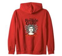 The Female Gaze Medusa Design Femminista Mitologia Statement Felpa con Cappuccio