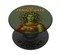 The Female Gaze Medusa Design Femminista Mitologia Statement PopSockets PopGrip Adesivo