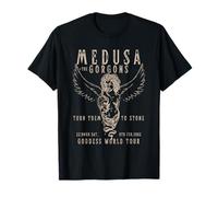 The Female Gaze Medusa Distressed Band | Goddess World Tour Maglietta