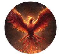 The Fierce And Majestic Fenice Rises from The Fiammas, Puzzle Sostenibili Con Motivi Per Adulti Da Gioco in Legno Di Alta Qualità 1000pcs (67.5x67.5cm)