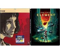 The Fifth Element & Leon The Professional Steelbook Exclusive Limited Edition [Blu-ray] Metal Pack Set