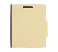 The File King Cartella portadocumenti Manila a due divisori - Formato lettera | Scatola da 25 | 2/5 ROC linguetta superiore | Espansione 2,5 cm | 2,5 cm | 2,5 cm | Made in America