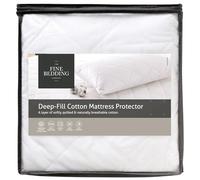 The Fine Bedding Company Coprimaterasso in Cotone con Imbottitura Profonda.