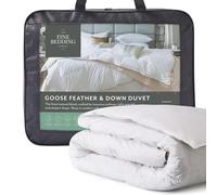The Fine Bedding Company - Piumone in piuma d'oca e piumino, singolo, 4,5 tog