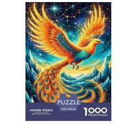 The Fire Bird Puzzle Impossible 1000Pcs Animal Decorazione Per La Casa. Giochi Rilassamento E Intelligence Per Adulti E Bambini Da 12 Anni 70x50cm/1000pcs