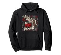 The Fire Remains - Croce Gotica Ala d'Angelo Felpa con Cappuccio