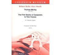 The First Booke of canzonets to 2 voyces: per 2 Trombone (Fagotto) Gioco Score