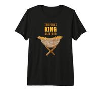 The First King Size Bed - Christmas Nativity Manger Pun Maglietta Premium